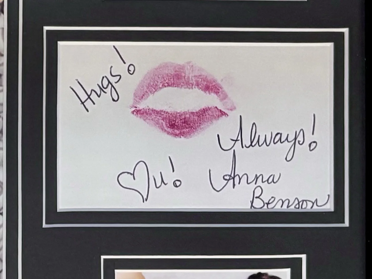 Anna Benson Signed 11x14 JSA, изображение 3