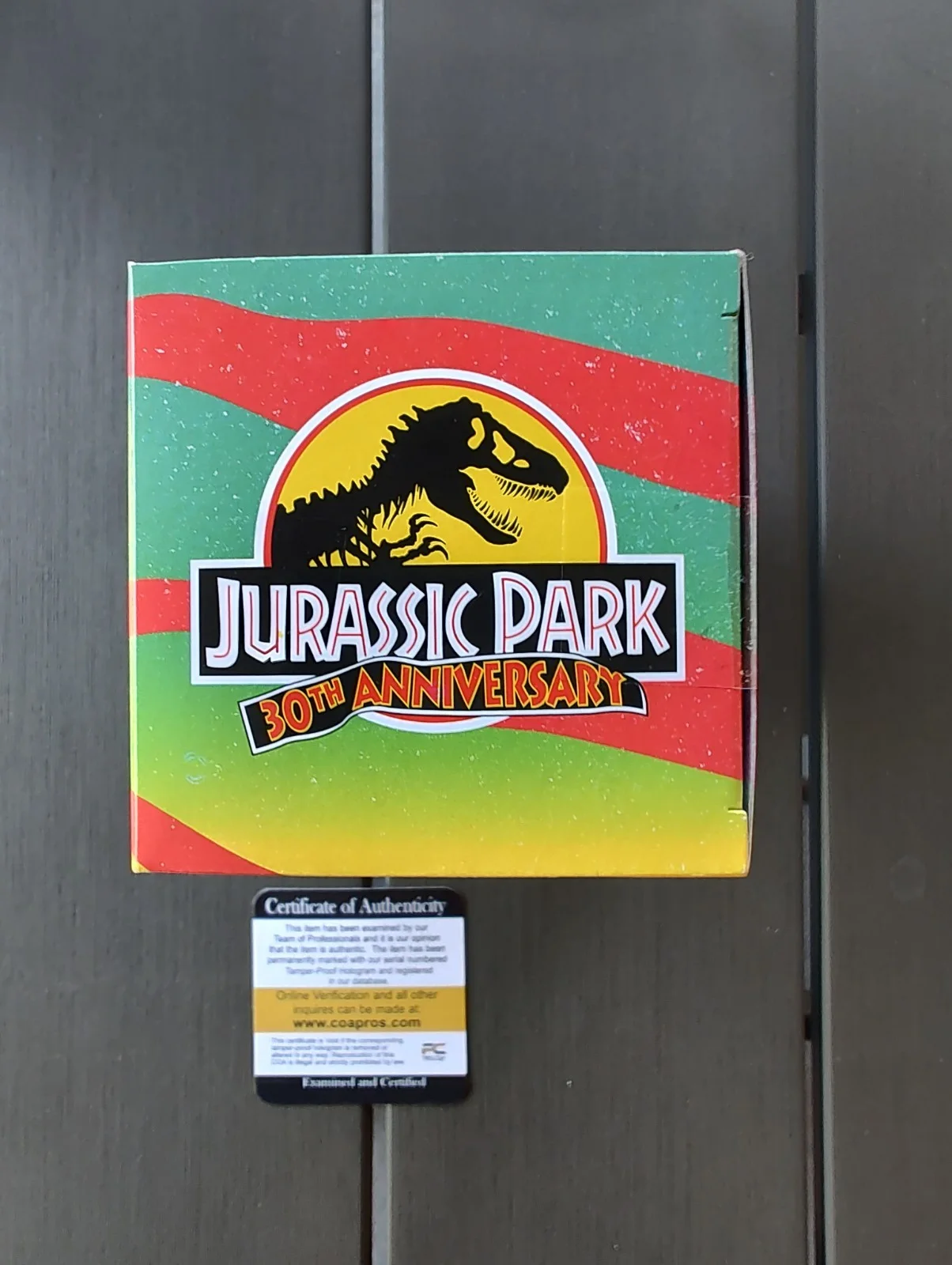 Jada Jurassic Park 30th Anniversary Ford 1:32 Signed by Steven Spielberg W/COA, image 4