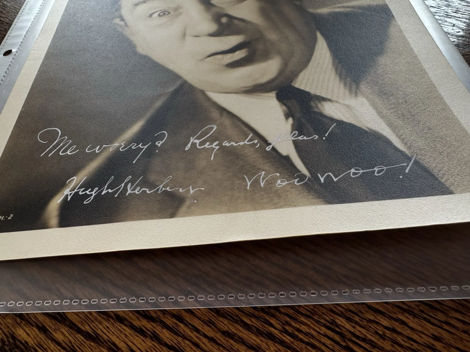 Hugh Herbert — Hugh Herbert Signed 1930s Vintage 8x10 Photo Hollywood Actor Autograph, изображение 2