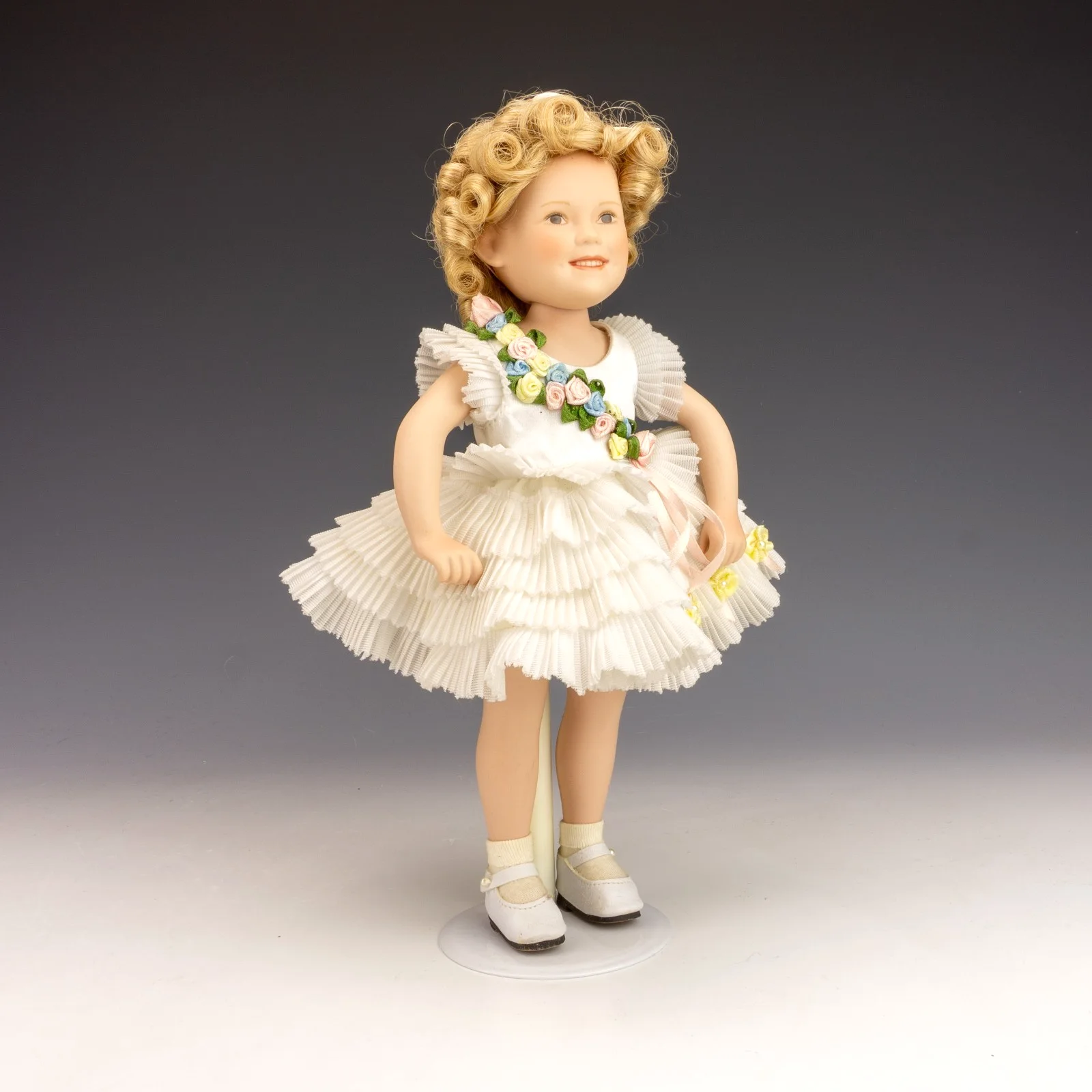 Danbury Mint Porcelain - Shirley Temple Doll - Take A Bow - VGC, изображение 4