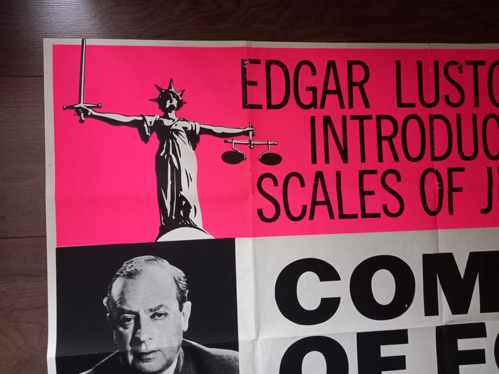 COMPANY OF FOOLS 1966 BRITISH QUAD POSTER BARRIE INGHAM MAURICE KAUFMANN, изображение 3