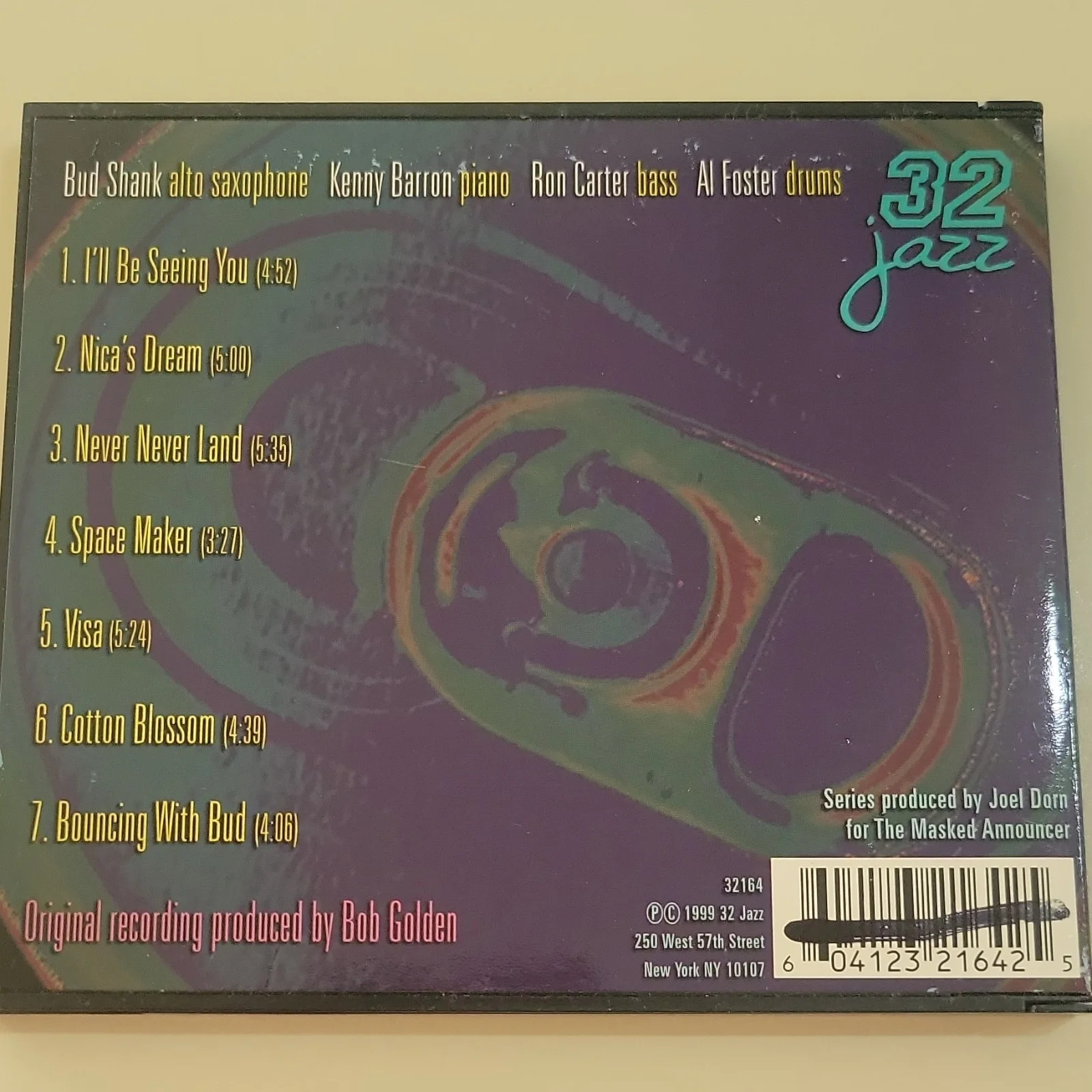 Bud Shank Signed CD This Bud's For You with CD autographed, image 4
