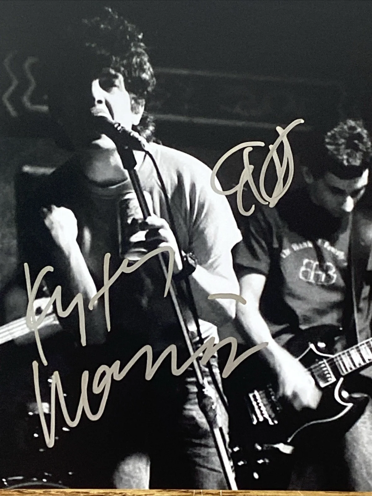 Keith Morris & Greg Hetson Autographed 8x10 The Circle Jerks Band, image 2