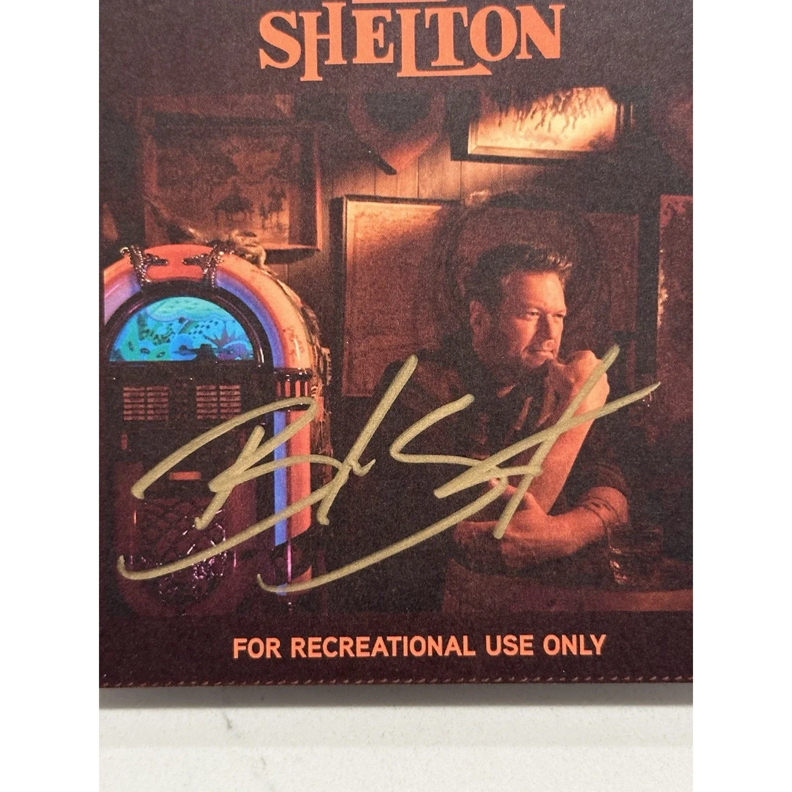 Blake Shelton For Recreational Use Only CD + Signed Autographed Art Card #1, изображение 3