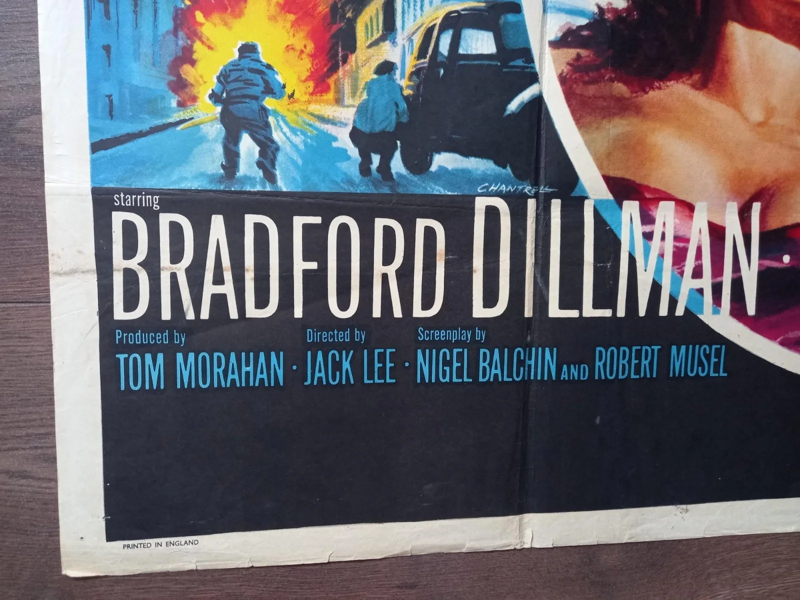 CIRCLE OF DECEPTION 1960 BRITISH QUAD POSTER BRADFORD DILLMAN SUZY PARKER, image 2