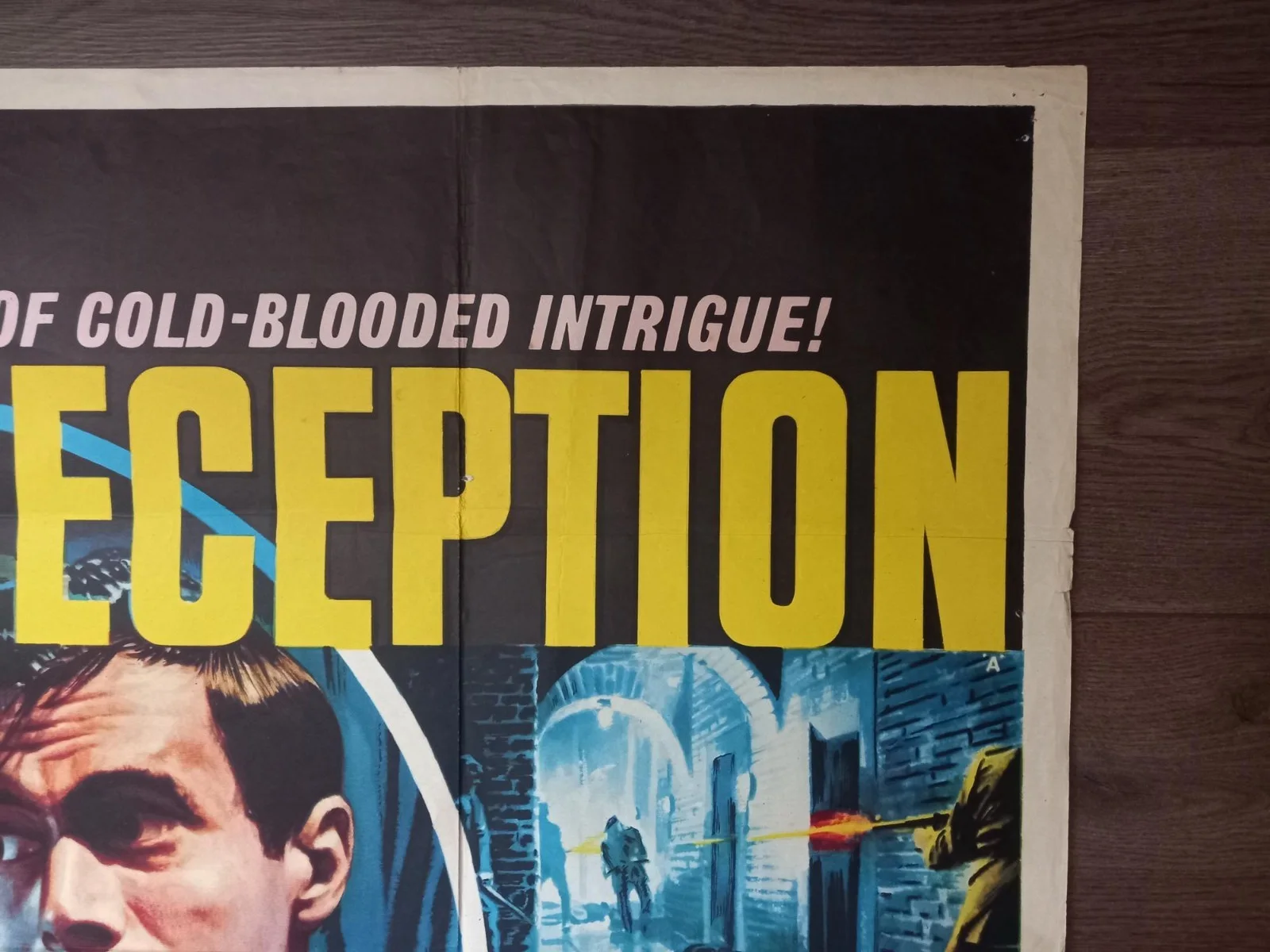 CIRCLE OF DECEPTION 1960 BRITISH QUAD POSTER BRADFORD DILLMAN SUZY PARKER, image 4