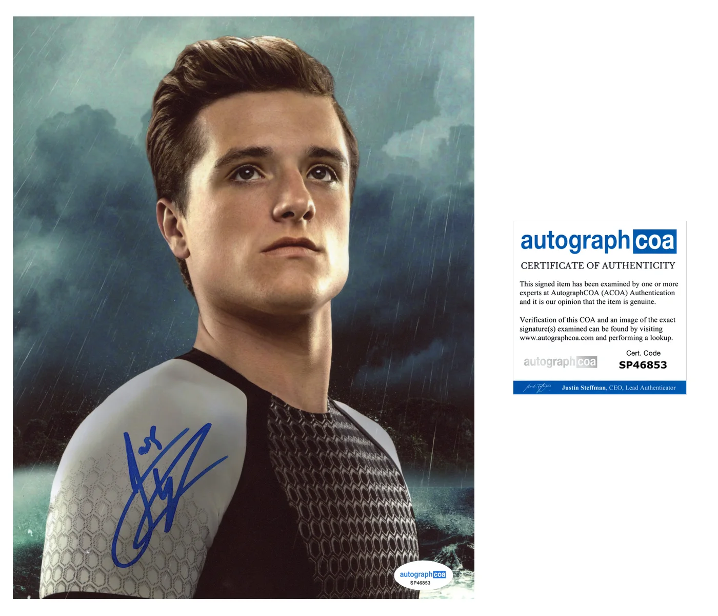 Josh Hutcherson Hunger Games Autographed Signed 8x10 Photo ACOA, изображение 2