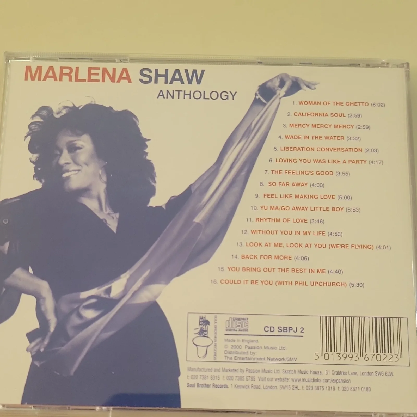Marlena Shaw Signed CD Anthology with Booklet autographed, image 4