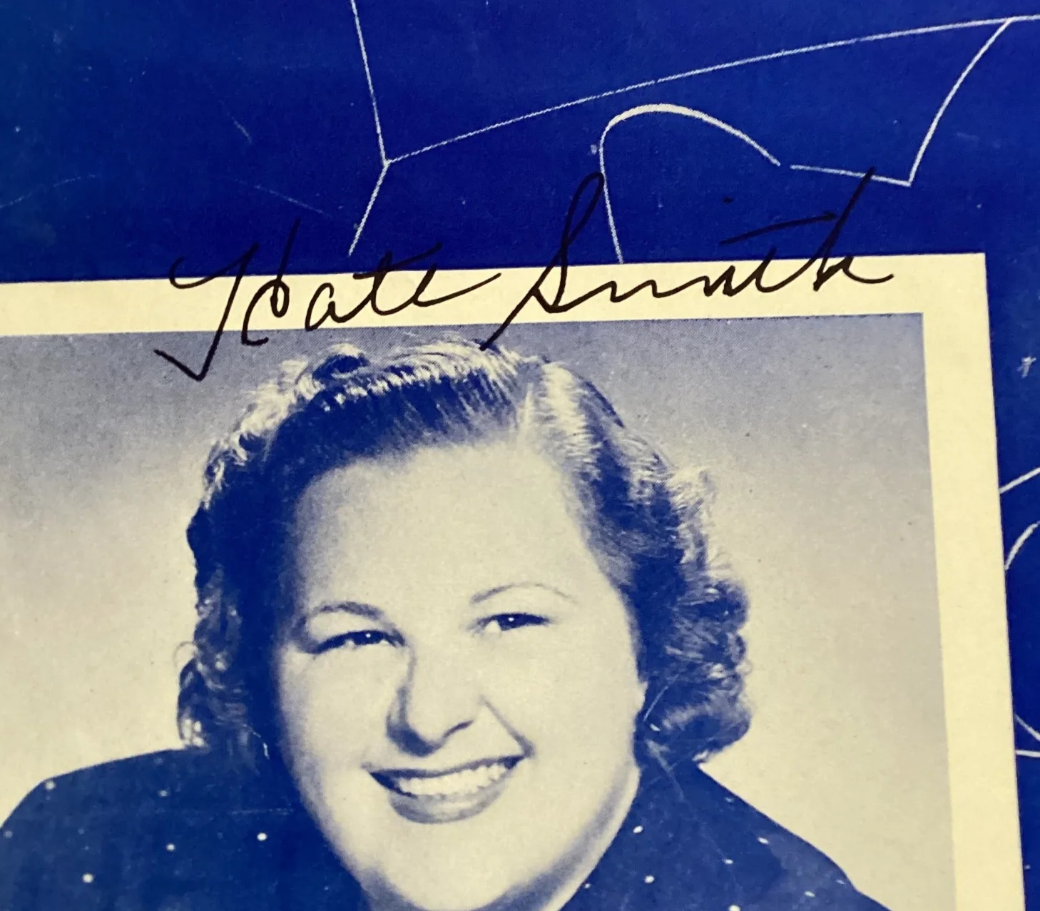 KATE SMITH AUTOGRAPHED "SHE'LL ALWAYS REMEMBER" 1942 VINTAGE & RARE SHEET MUSIC, image 2