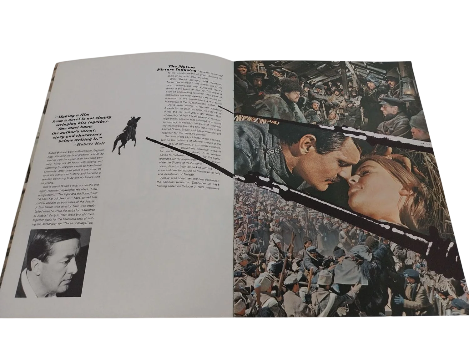 Vintage Doctor Zhivago Film Programme - David Lean 1965 Cinema (014), image 3