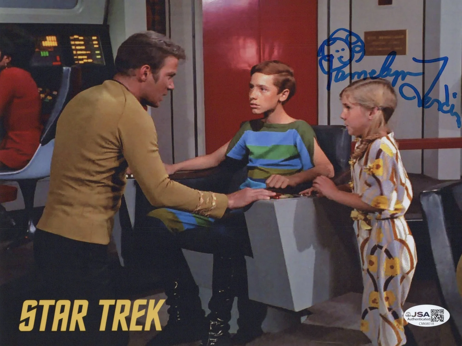 PAMELYN FERDIN — PAMELYN FERDIN Signed STAR TREK Solok 8x10 Photo MARY Autograph JSA COA Cert
