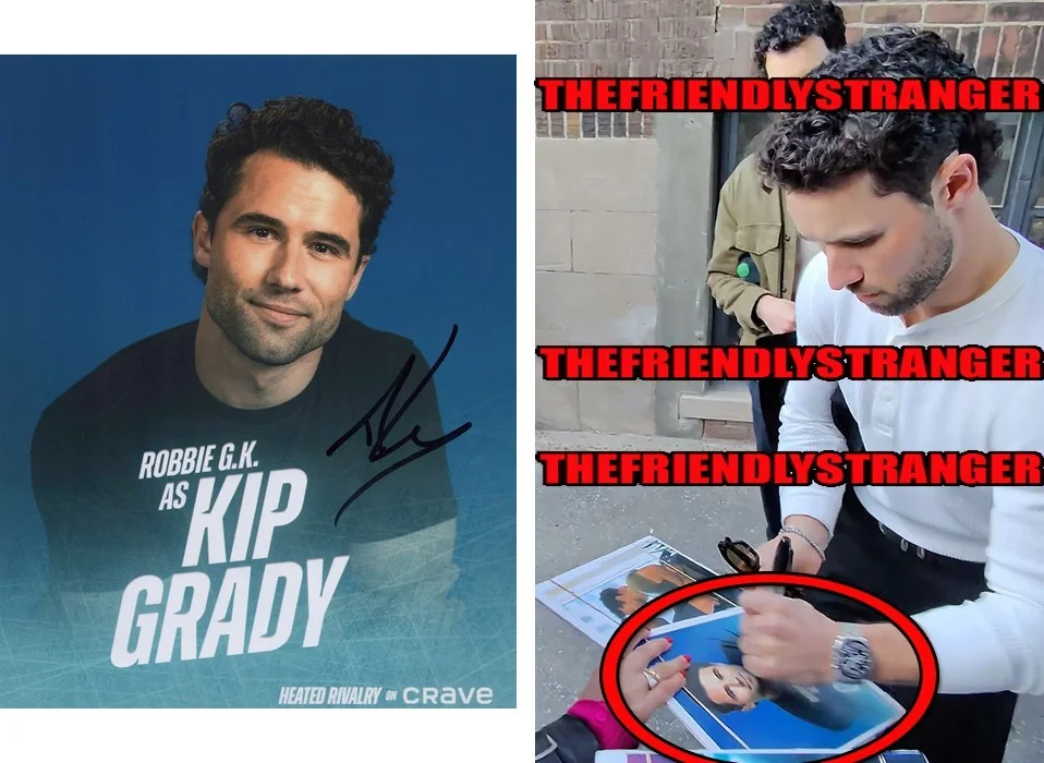 Robbie G.K. Graham-Kuntz — Robbie GK Graham-Kuntz signed "HEATED RIVALRY" 8x10 Photo e EXACT PROOF Kip COA