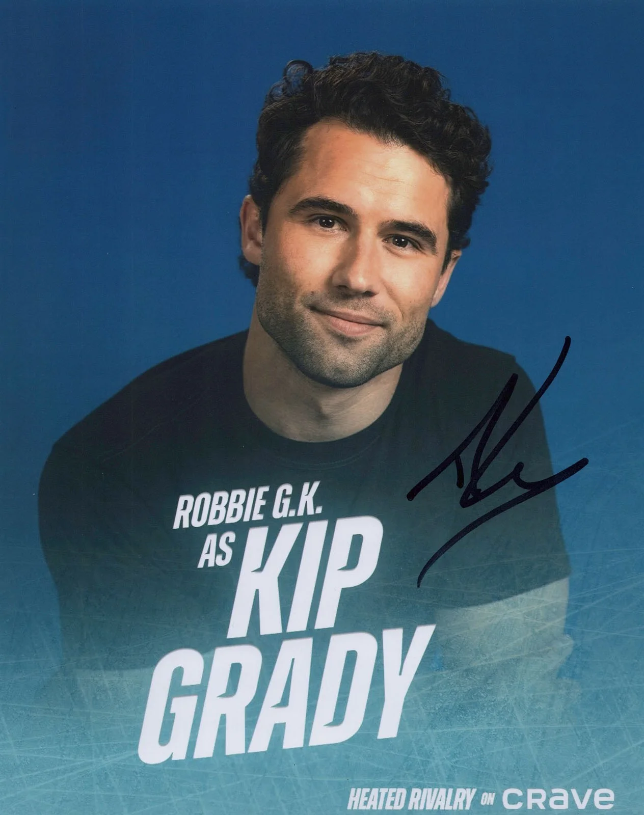 Robbie G.K. Graham-Kuntz — Robbie GK Graham-Kuntz signed "HEATED RIVALRY" 8x10 Photo e EXACT PROOF Kip COA, изображение 3