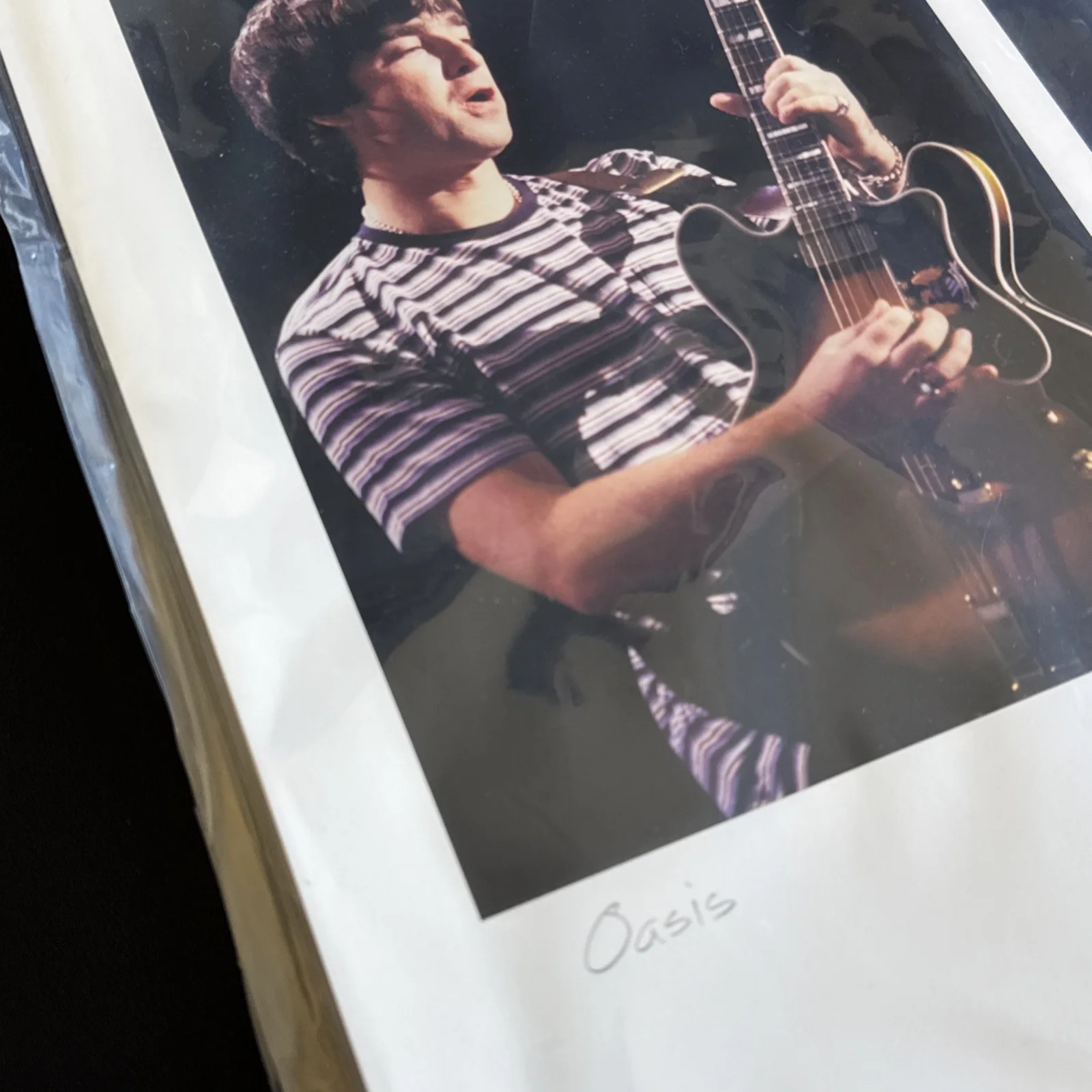 Oasis Limited Edition 3 Panel Photograph. Autographed By Jay Blacksburg. 6/100, image 4