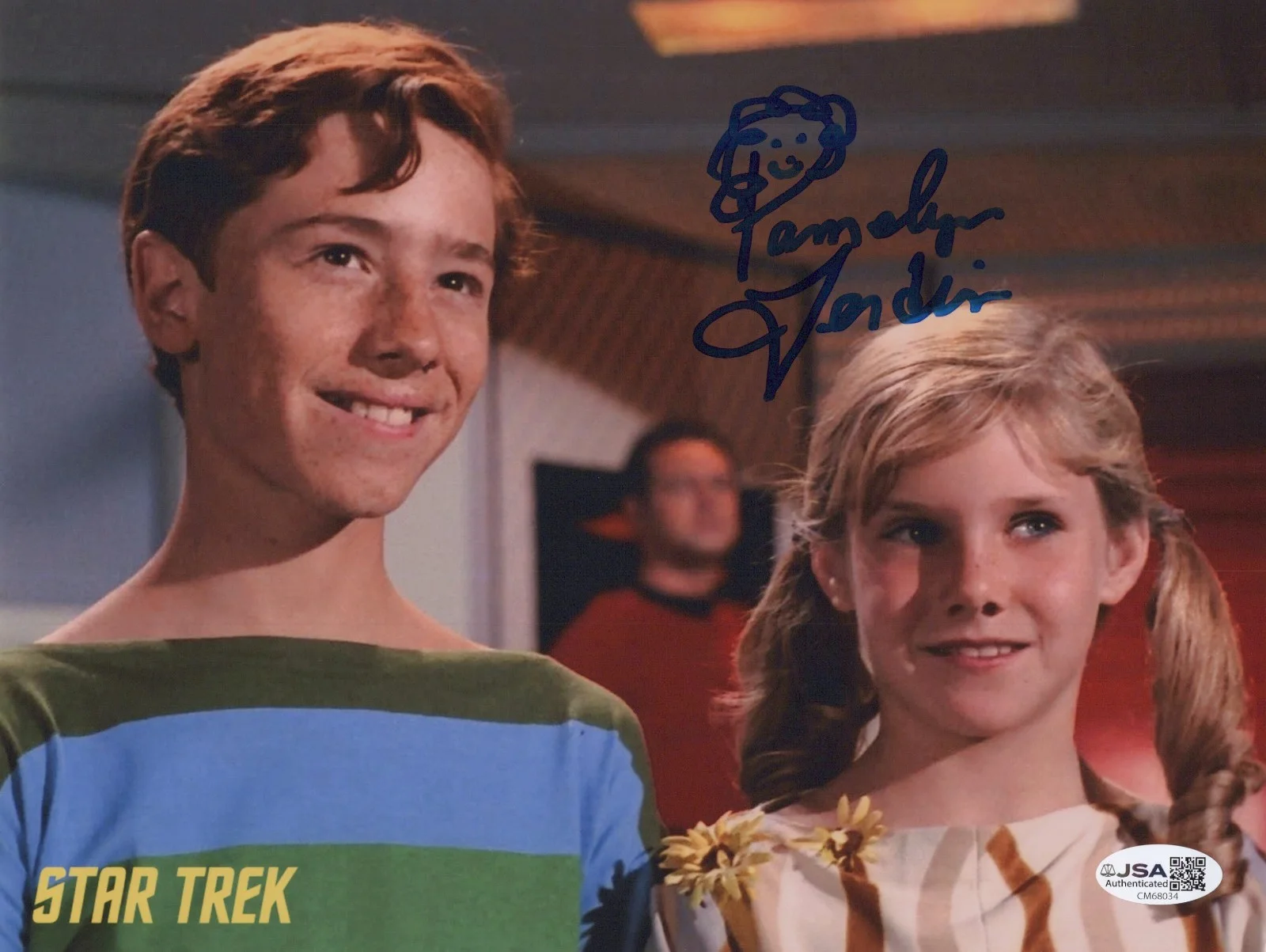 PAMELYN FERDIN — PAMELYN FERDIN Signed STAR TREK Solok 8x10 Photo MARY Autograph JSA COA Cert