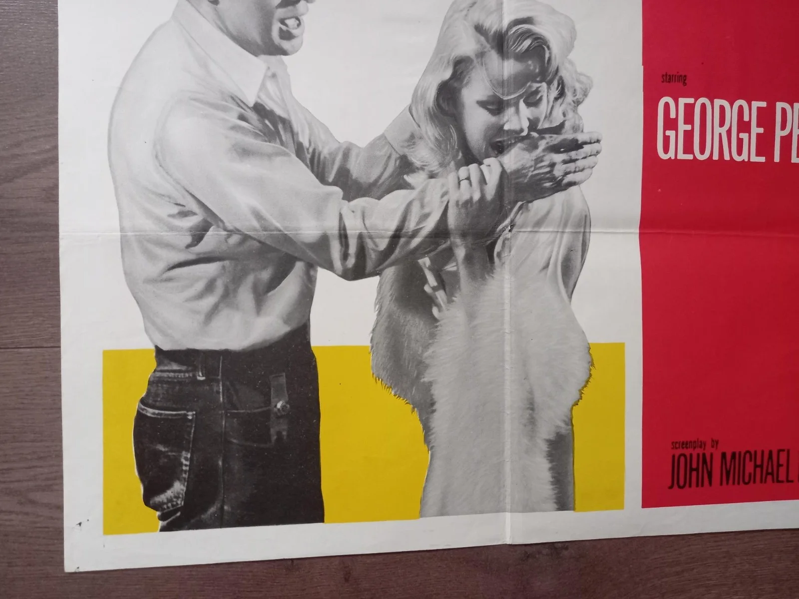 THE CARPETBAGGERS 1964 BRITISH QUAD POSTER GEORGE PEPPARD ALAN LADD MARTHA HYER, изображение 2