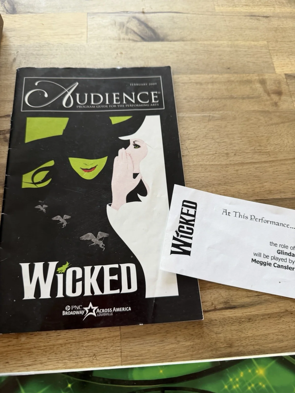 Wicked Broadway Cast Signed Framed Poster, image 4