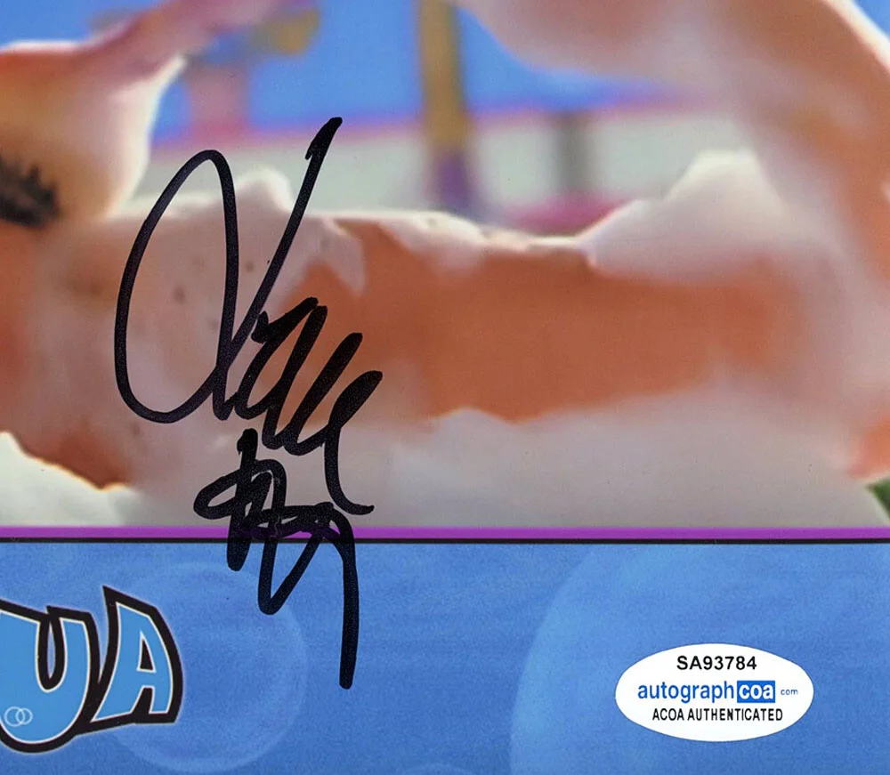 LENE NYSTROM — Lene Nystrom signed "AQUA" signed 8x10 Photo EXACT PROOF b SEXY Barbie Girl ACOA, изображение 5