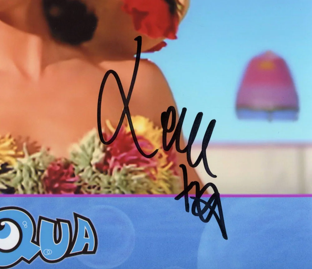 LENE NYSTROM — Lene Nystrom signed "AQUA" signed 8x10 Photo EXACT PROOF a SEXY Barbie Girl ACOA, изображение 5