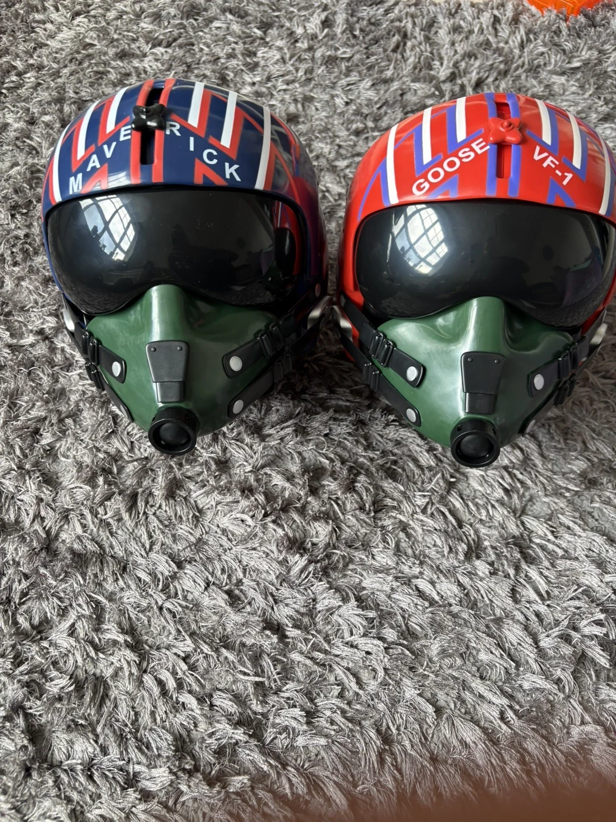 Set of Two Top Gun 40th Anniversary Maverick Goose Helmet Popcorn Buckets, image 3