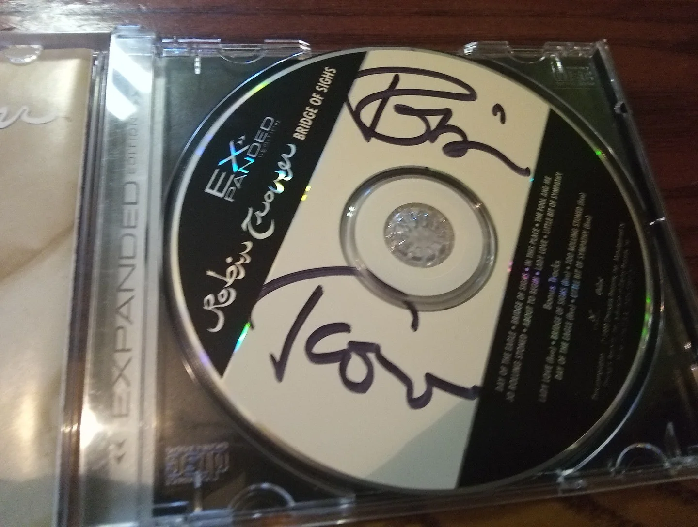 Robin Trower - Bridge Of Sighs (CD) Signed! Great Shape., image 2