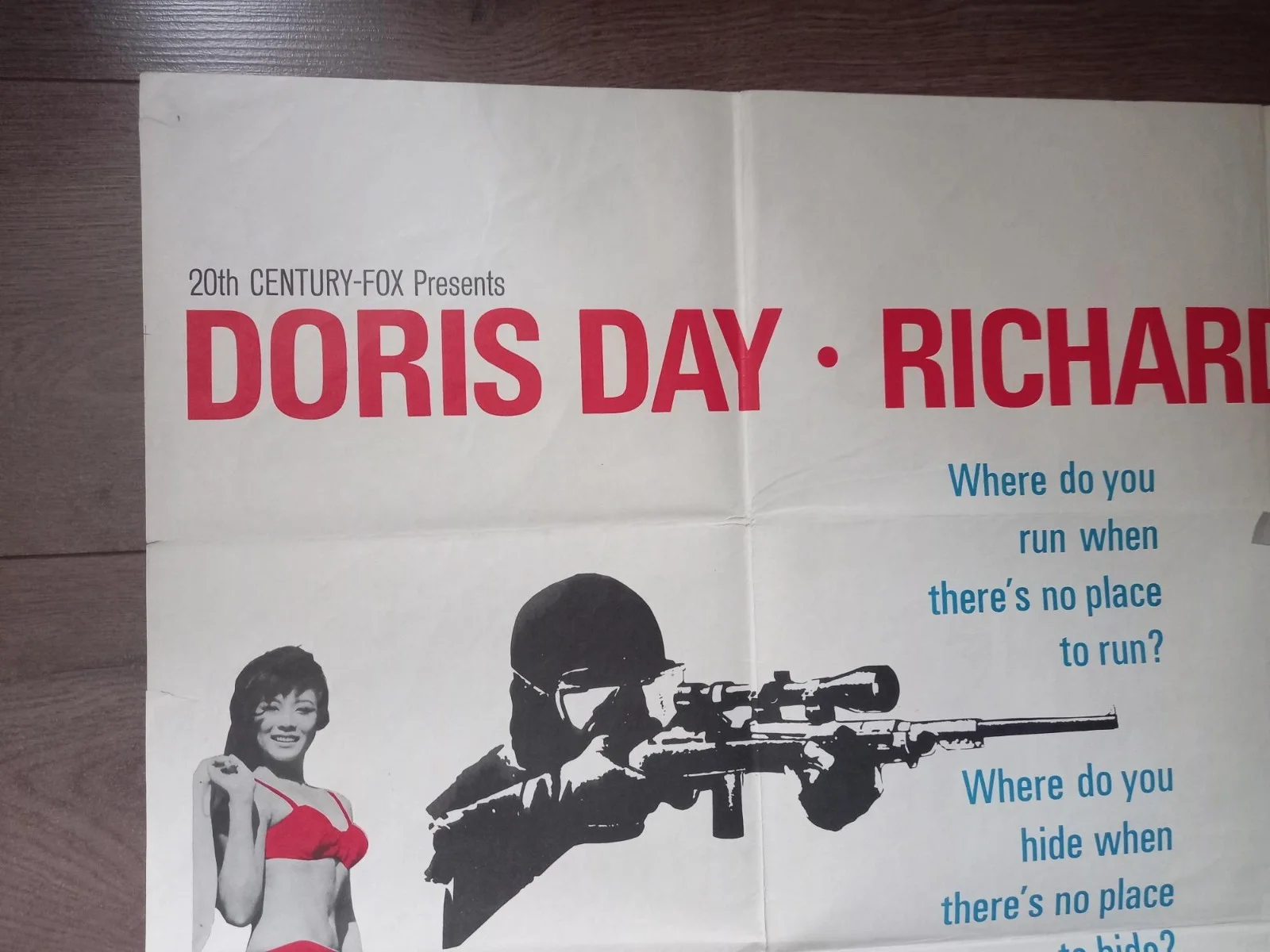 CAPRICE 1967 BRITISH QUAD POSTER DORIS DAY RICHARD HARRIS EDWARD MULHARE, изображение 4