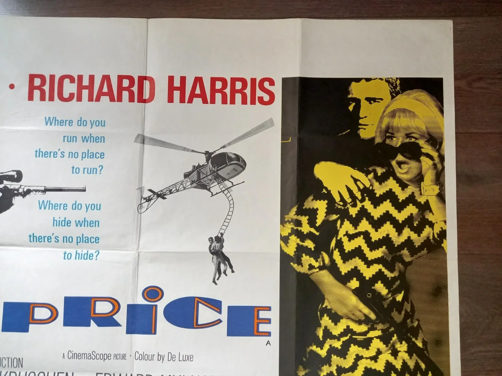 CAPRICE 1967 BRITISH QUAD POSTER DORIS DAY RICHARD HARRIS EDWARD MULHARE, изображение 5