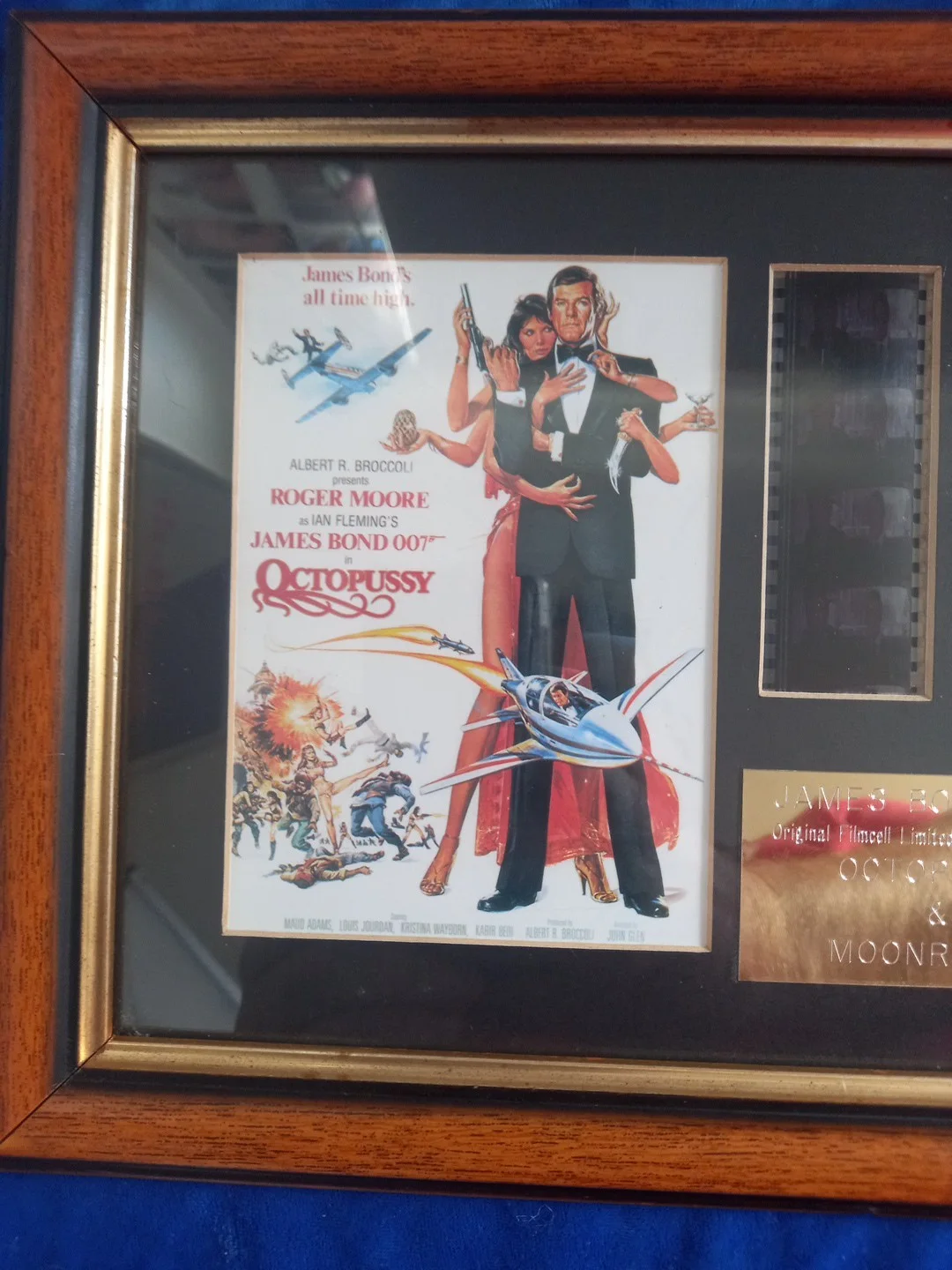 James Bond 007 'OCTOPUSSY' and MOONRAKER Original Filmcell Memorabilia, image 2