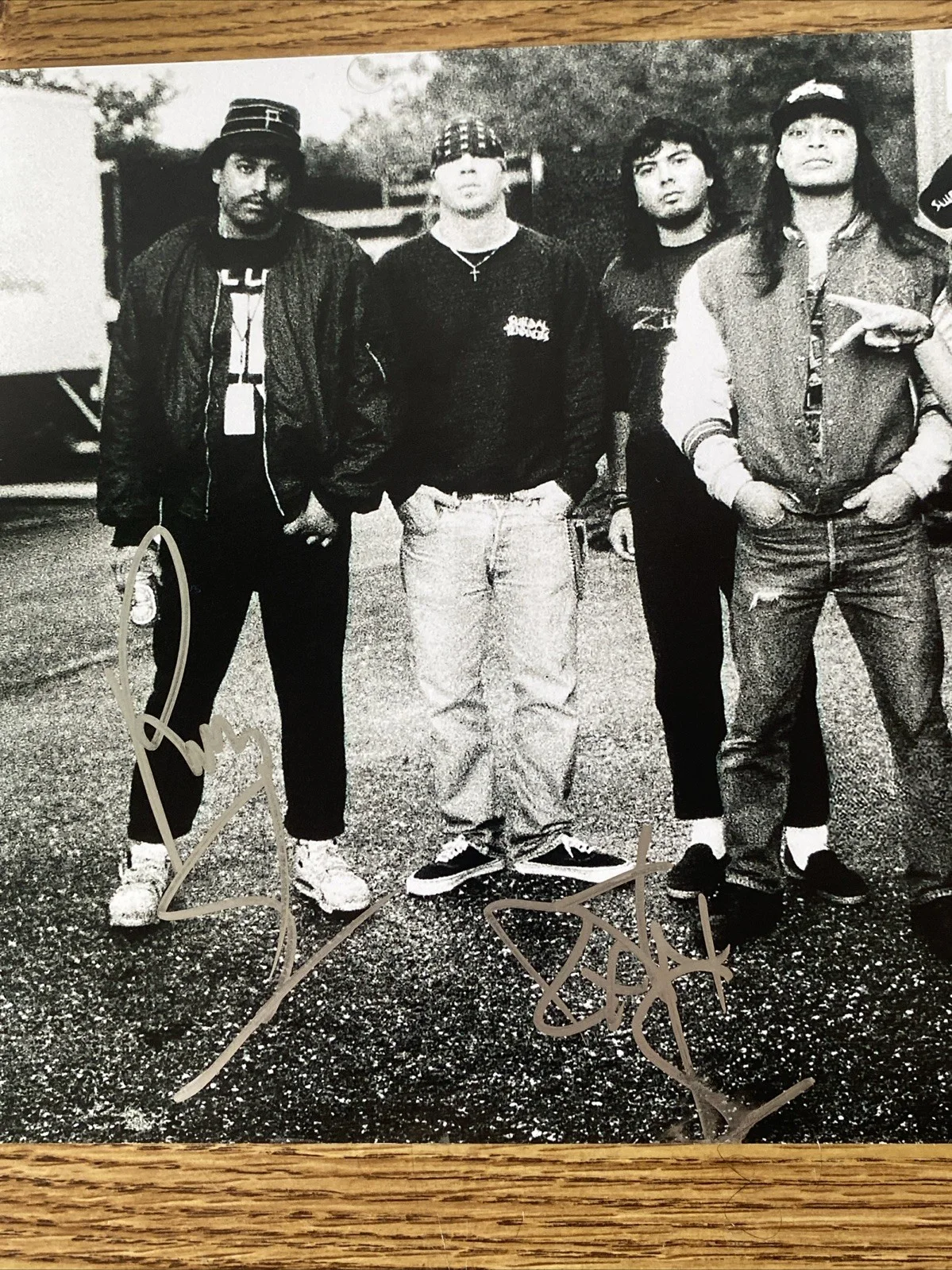 Rocky George & R.J. Herrera Autographed 8x10 Photo 'Suicidal Tendencies' Band, изображение 2