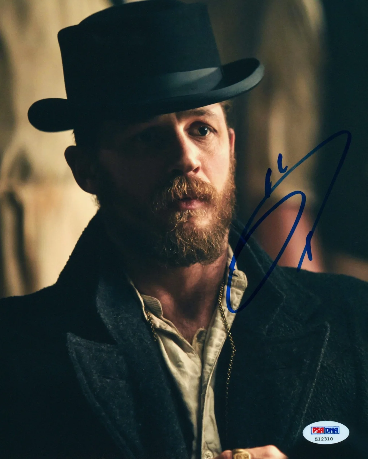 Tom Hardy — Tom Hardy Signed PSA/DNA LOA Autographed 8X10 Peaky Blinders Photo Auto PSA COA, image 2