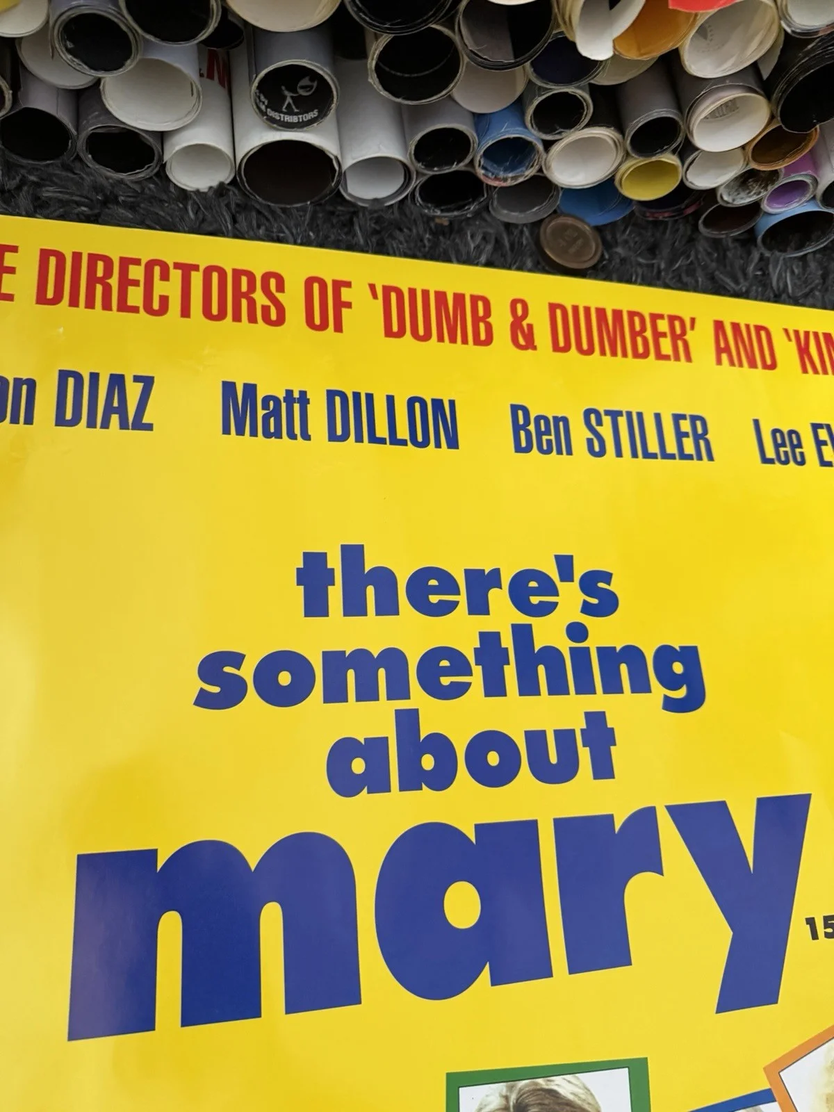 Vintage 1998 There’s Something About Mary Cinema Movie Posters, изображение 3