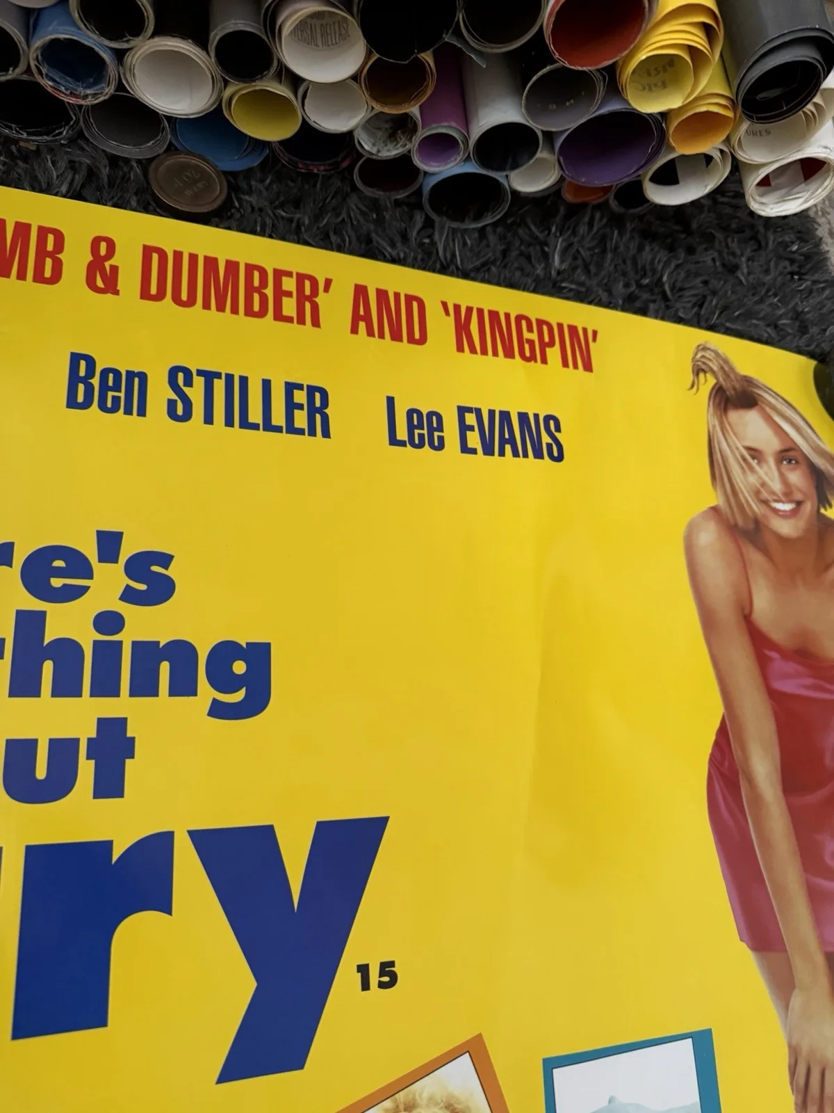 Vintage 1998 There’s Something About Mary Cinema Movie Posters, изображение 4