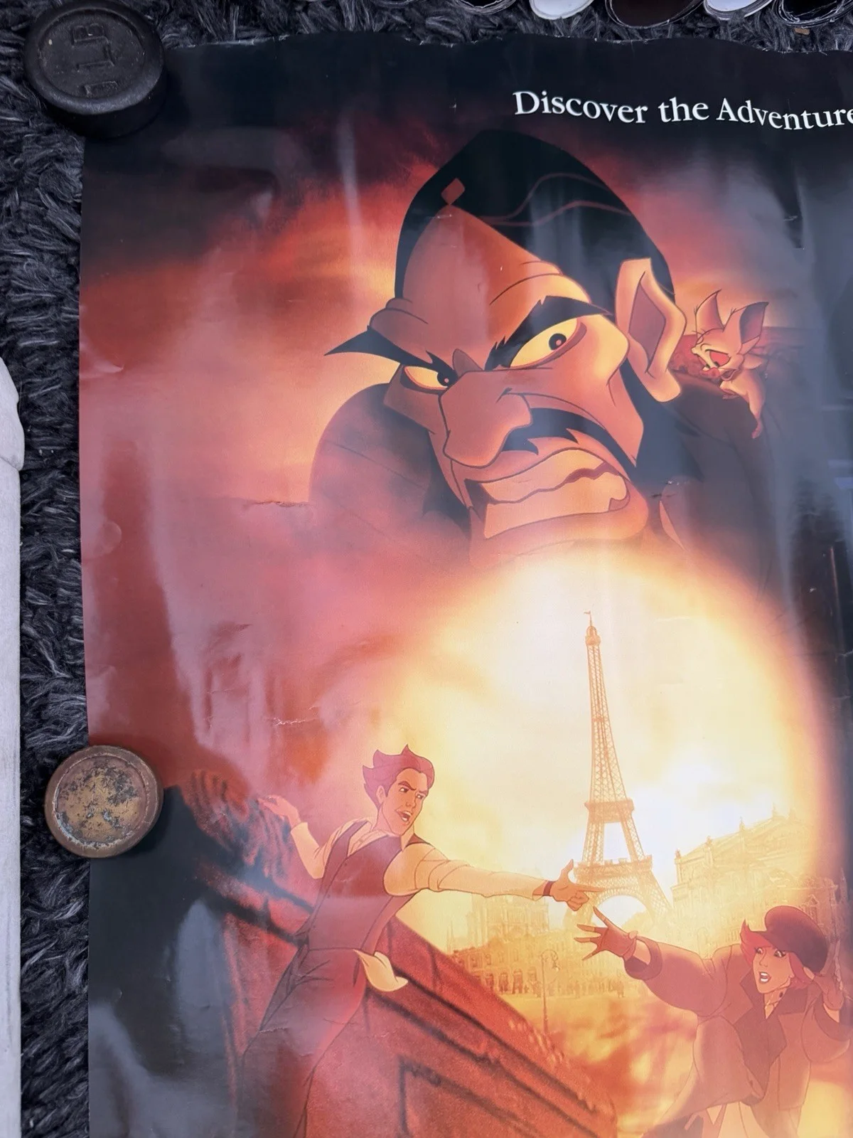 Vintage Original 1997 Anastasia Film Cinema Poster Quad, изображение 2