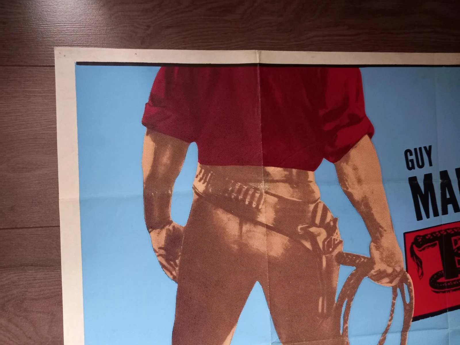 BULLWHIP 1958 BRITISH QUAD POSTER GUY MADISON RHONDA FLEMING JAMES GRIFFITH, изображение 4