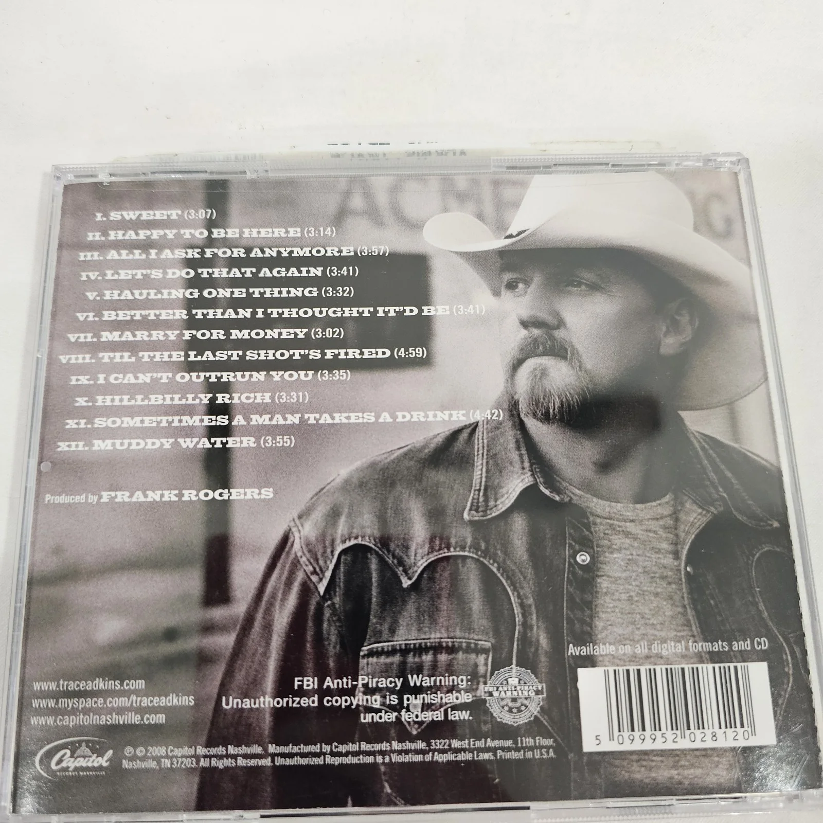 Trace Adkins Signed Cd " X (Ten)", изображение 2