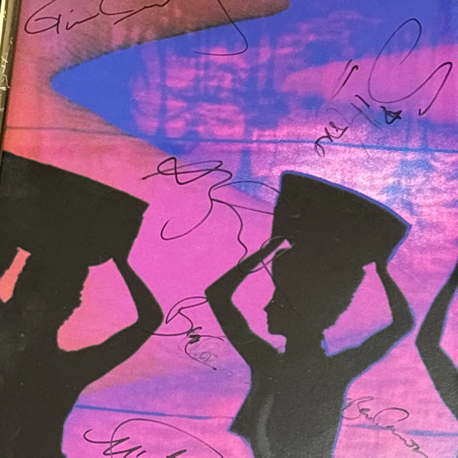 Rare Aida Broadway Autographed Poster Size 14x22 (7x SIGNED), изображение 4