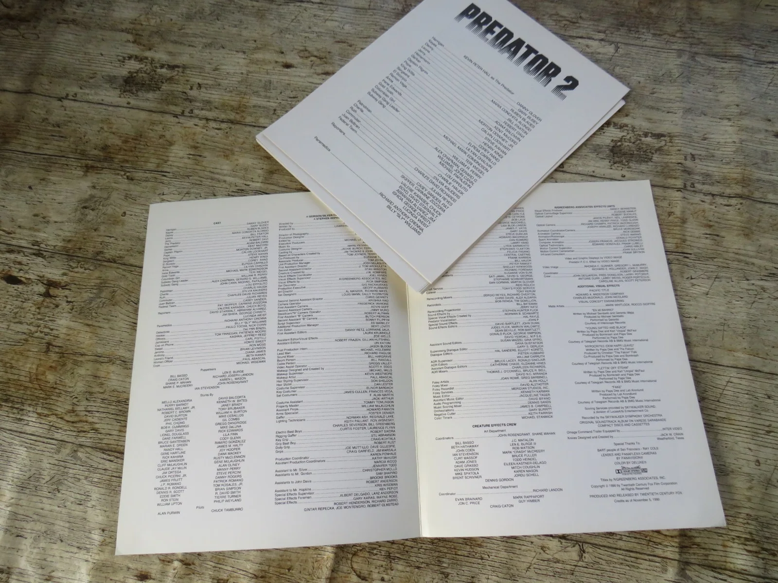 PREDATOR 2 ORIGINAL 1990 CINEMA FILM MOVIE PRESS KIT Danny Glover 9 PHOTOS, изображение 4