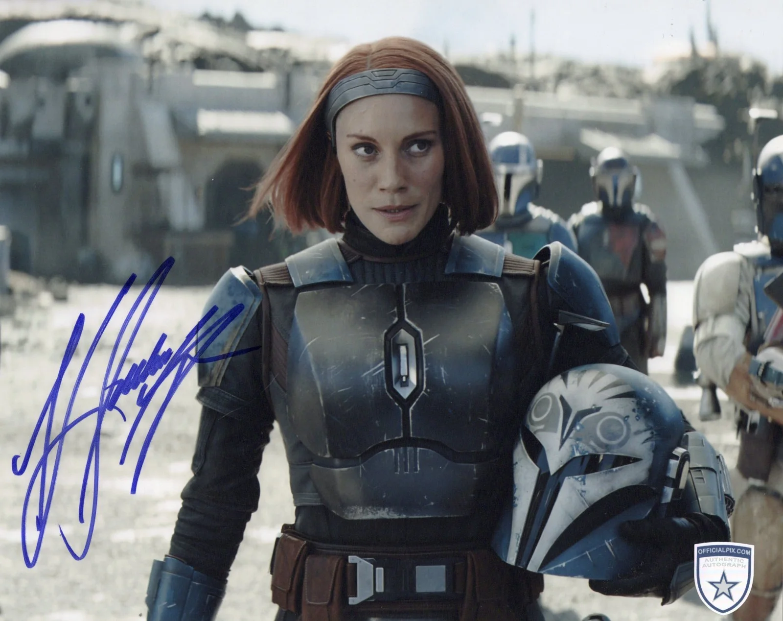 Katee Sackoff — Signed Katee Sackoff Bo Katan Kryze Mandalorian Autograph 8x10 Official Pix COA