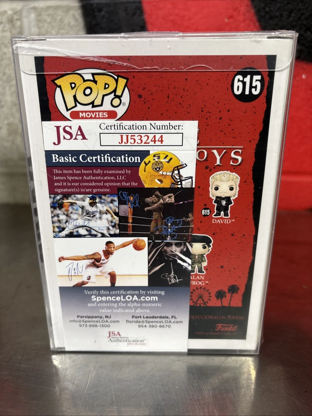 Kiefer Sutherland — Kiefer Sutherland Signed Funko Pop David The Lost Boys Autograph JSA COA, изображение 4