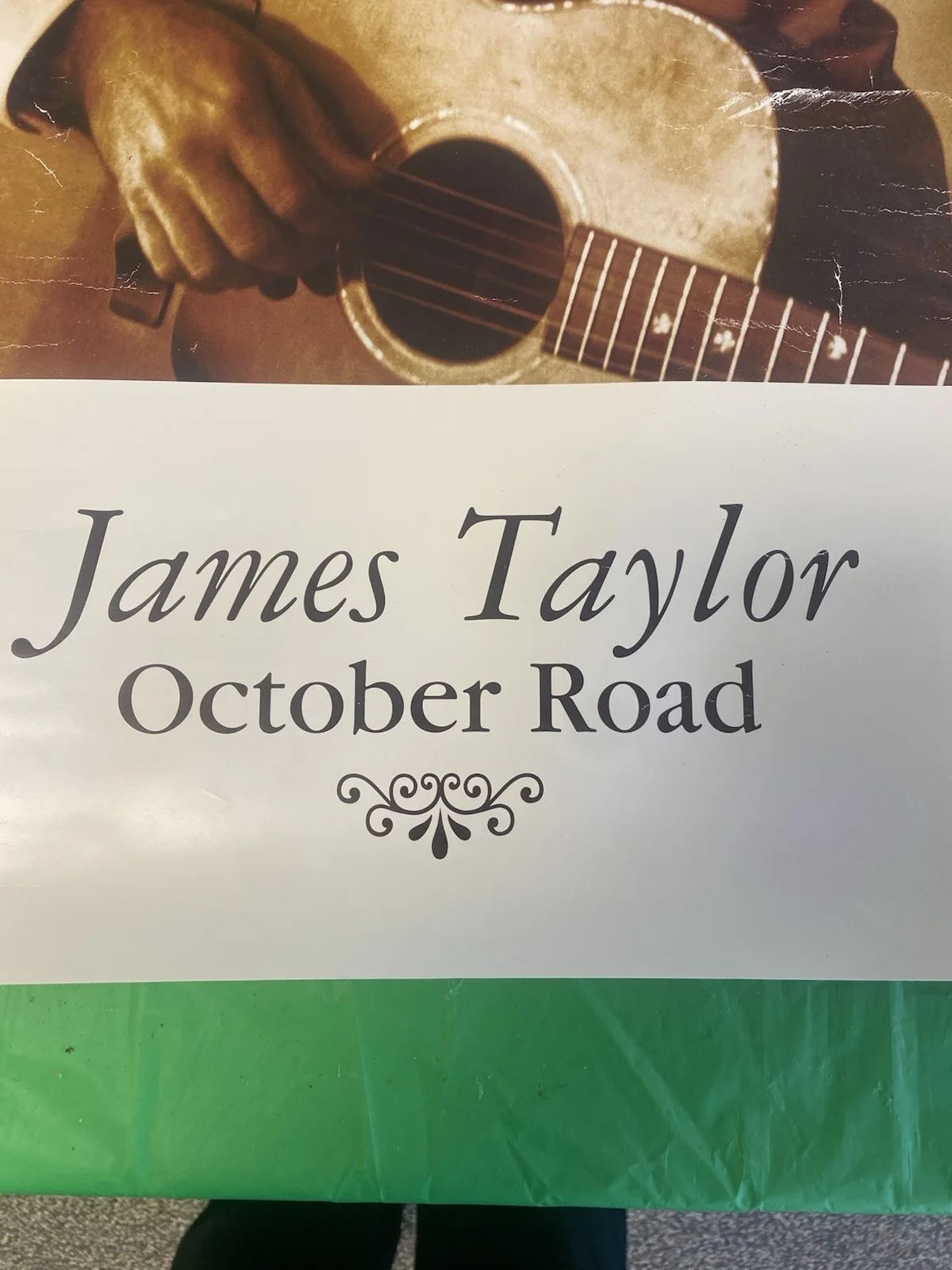 James Taylor October Road Autographed Poster Not Sure If It Is Authentic Autogra, изображение 4