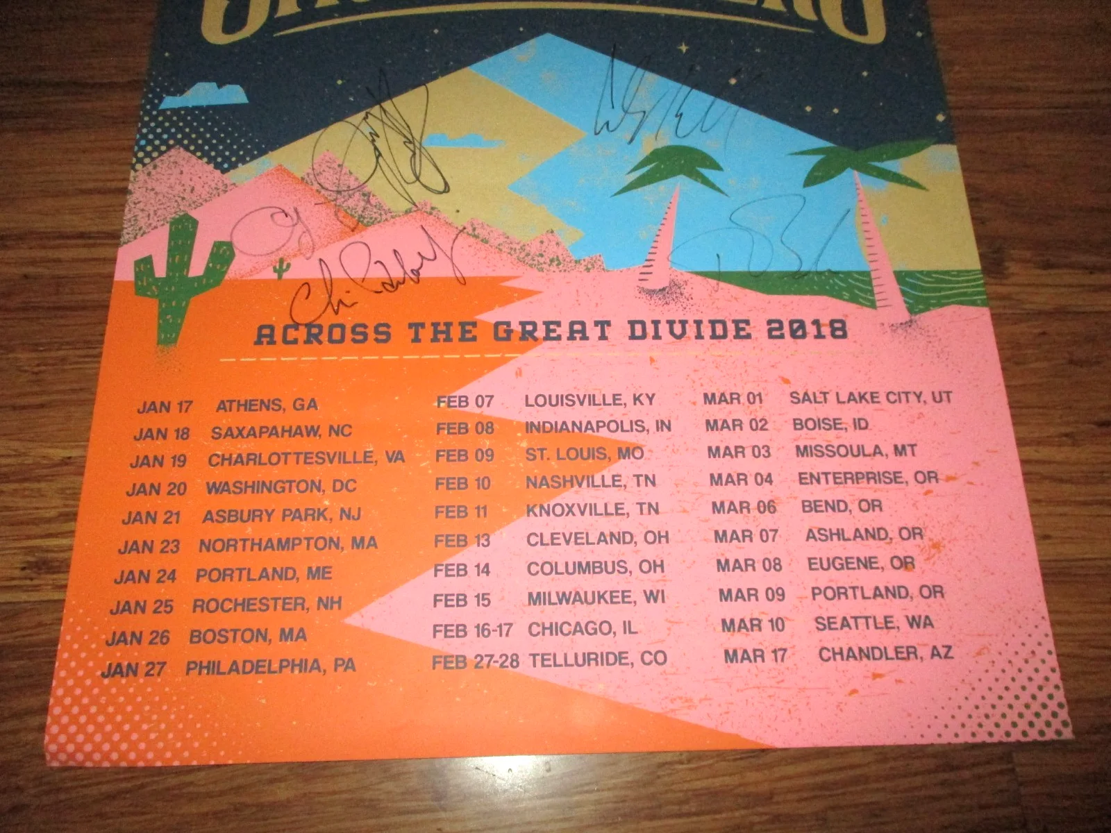2016 Infamous Stringdusters Concert Poster - Signed, image 3