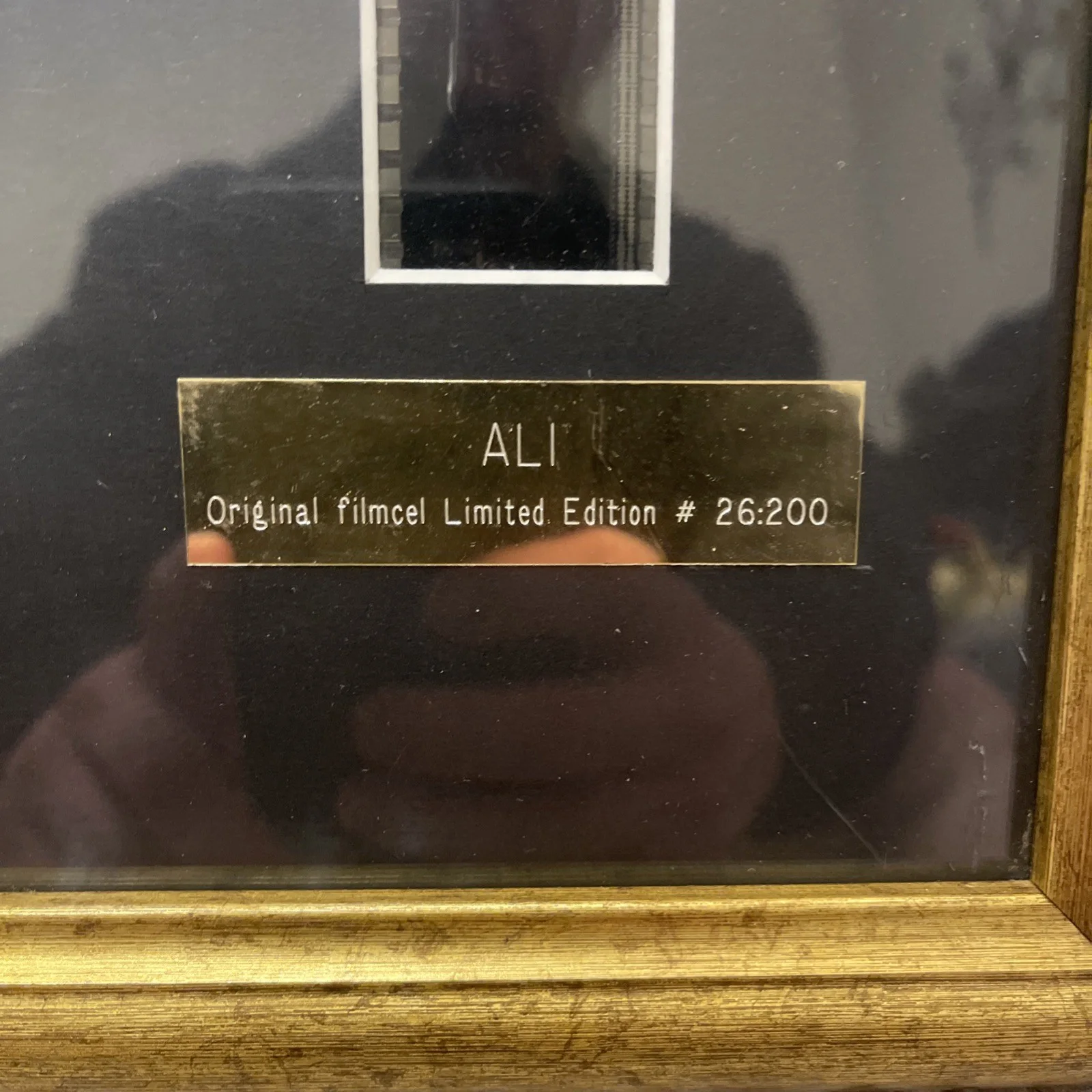 Will Smith Ali Original Filmcell 26/200 Framed With COA, image 3