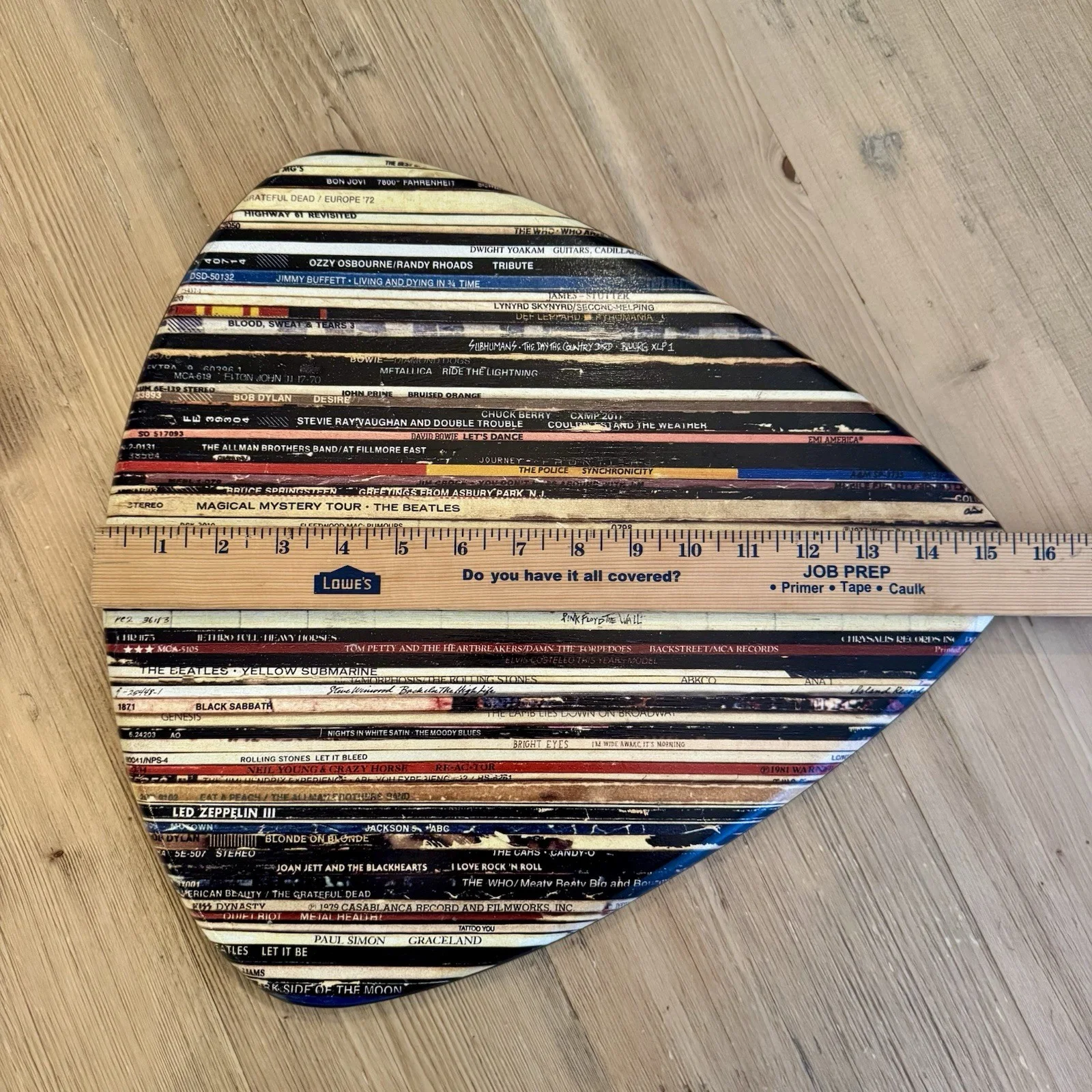 RARE 2016 Guitar Pick Oversized Wall Decoration 16x15” John Arena Guitar Pick, image 3