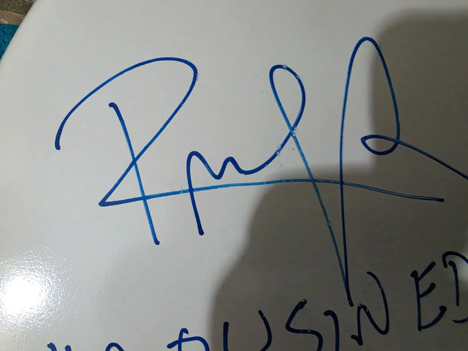 Randy Quaid — Christmas Vacation Randy Quaid signed toilet Seat Shi%$ Full added JSA Certified, image 2