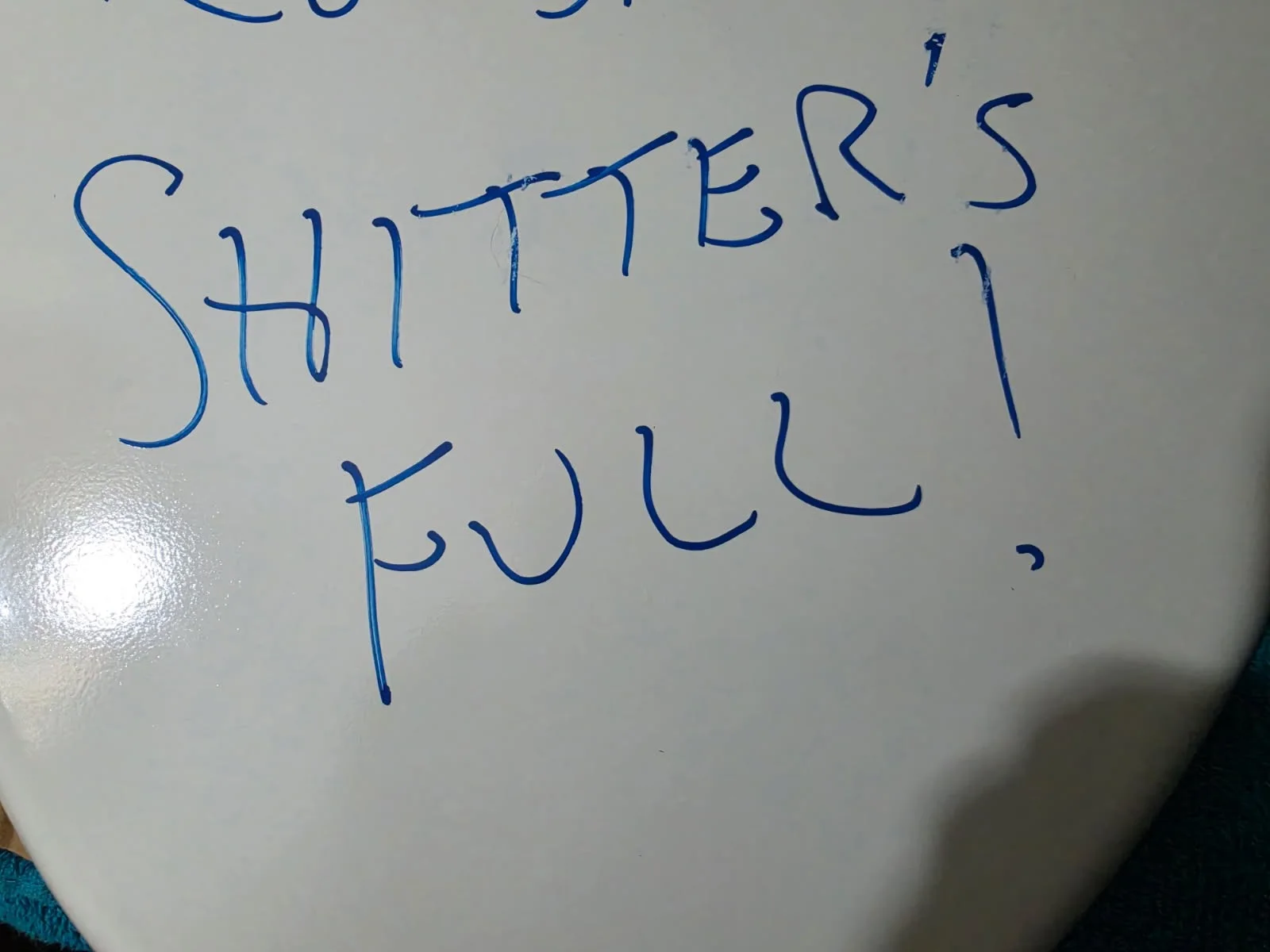 Randy Quaid — Christmas Vacation Randy Quaid signed toilet Seat Shi%$ Full added JSA Certified, image 3