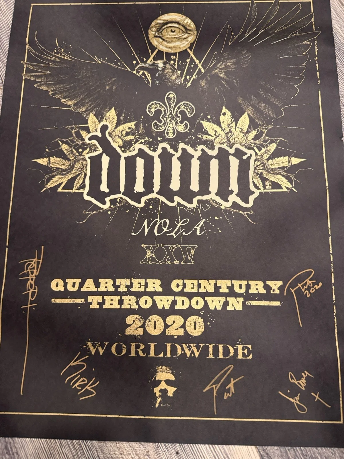 2020 DOWN Bundle - Band Signed Quarter Century Throwdown Worldwide Live Stream, image 2
