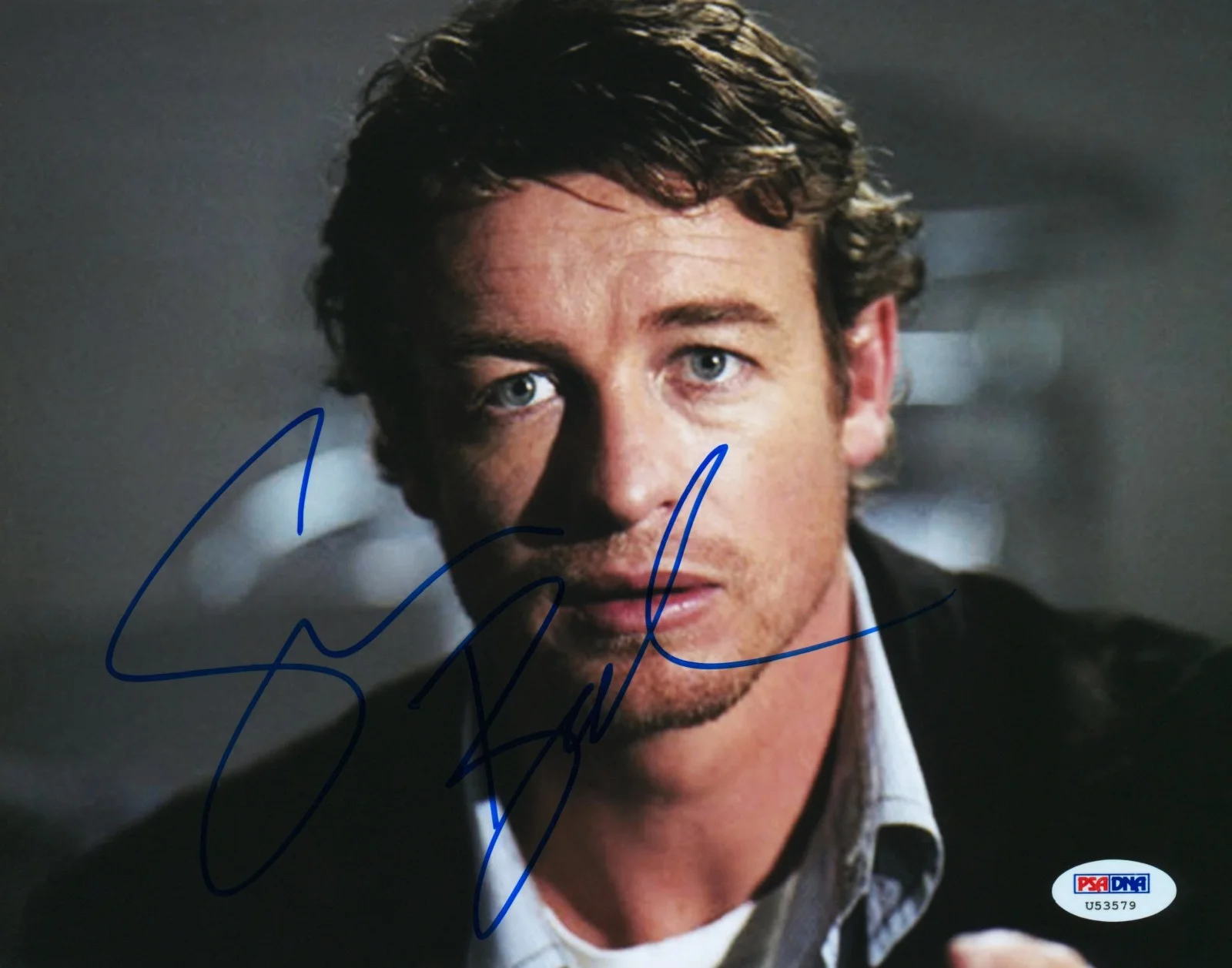 Simon Baker — Simon Baker Signed PSA/DNA LOA Autographed 8X10 Mentalist P. Jane Photo Auto COA, image 2