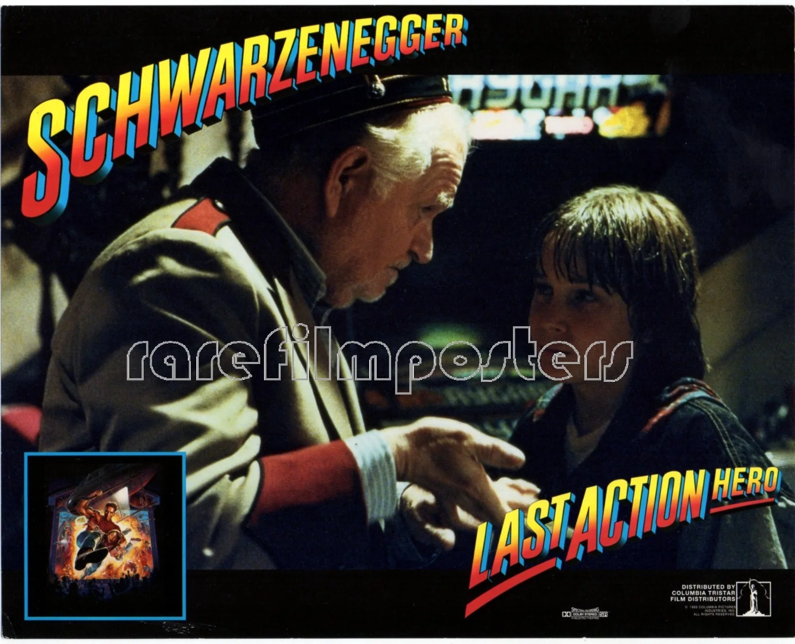LAST ACTION HERO 1993 Arnold Schwarzenegger 5 10x8 LOBBY CARDS, image 2