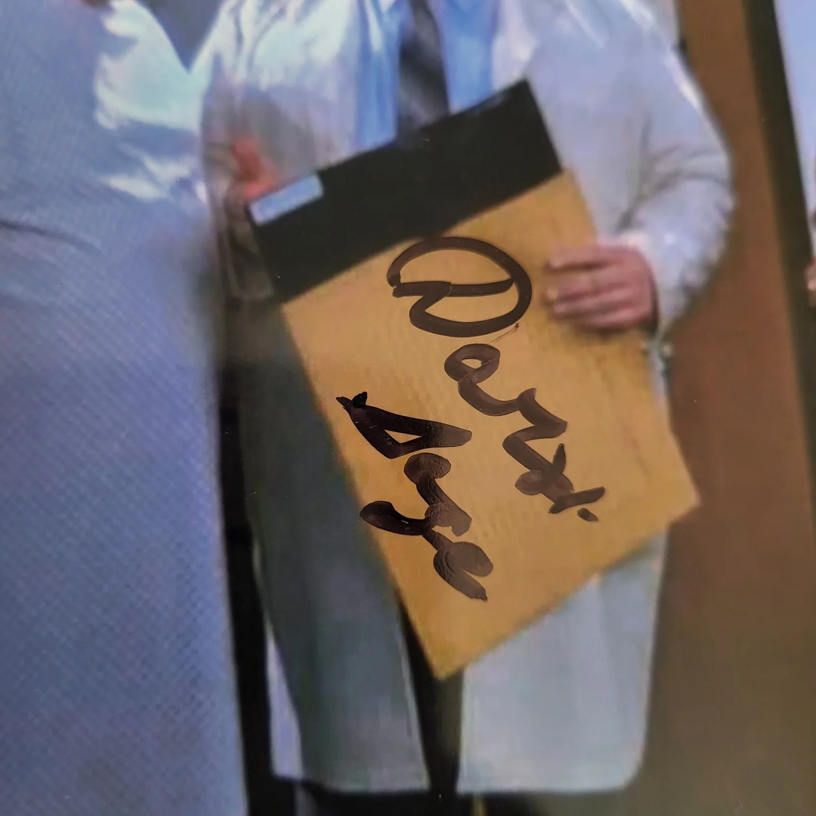 David Sage — David Sage Seinfeld Hand Signed 4x6 Autograph, image 2