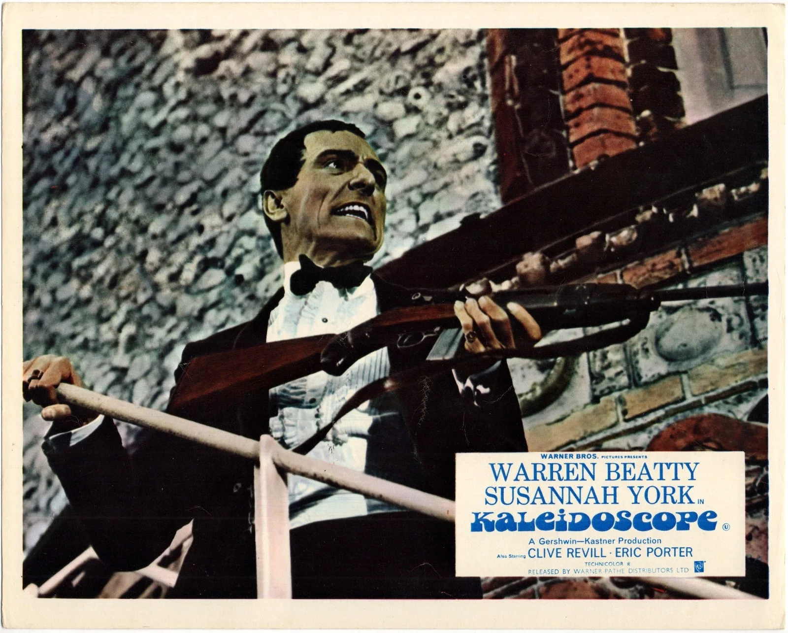 KALEIDOSCOPE 1966 Warren Beatty, Susannah York, Clive Revill 6 10x8 LOBBY CARDS, изображение 2